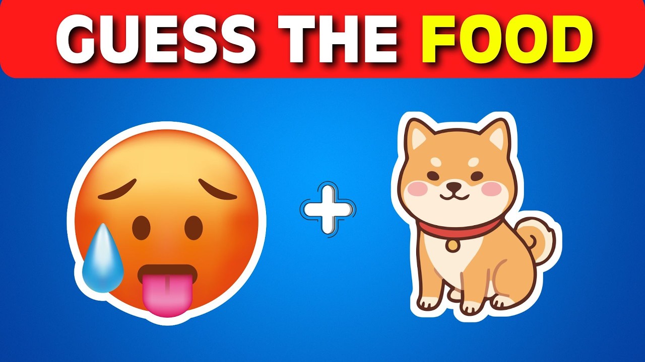 Guess The Food By Emojis 🤯🥞🥶 Popular Words Quiz Challenge 
