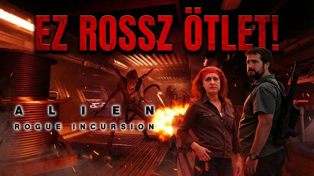 EZ NEM KÜLDETÉS… EZ TÚLÉLÉS! 😨 | Alien: Rogue Incursion Evolved Edition! Magyar felirattal!