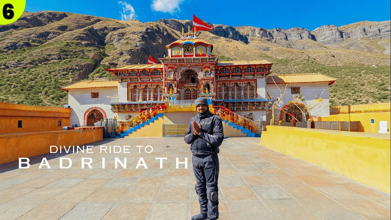 Divine Ride to Badrinath Temple & A Surprise Meet with @VanWalaBanda  | Joshimath to Rudraprayag 🏍️