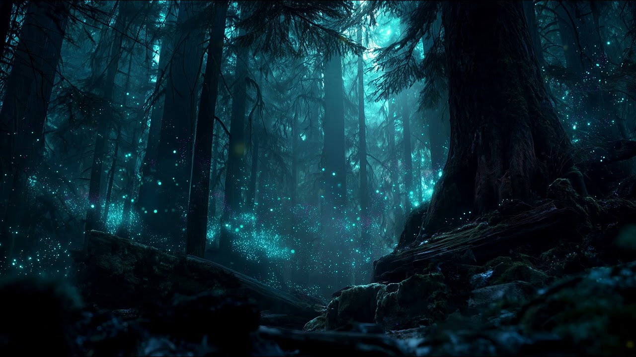 Enchanted Forest Moonlight ✨ Fantasy Ambience (Calm Magic + Night Nature) | Echo of the Realms