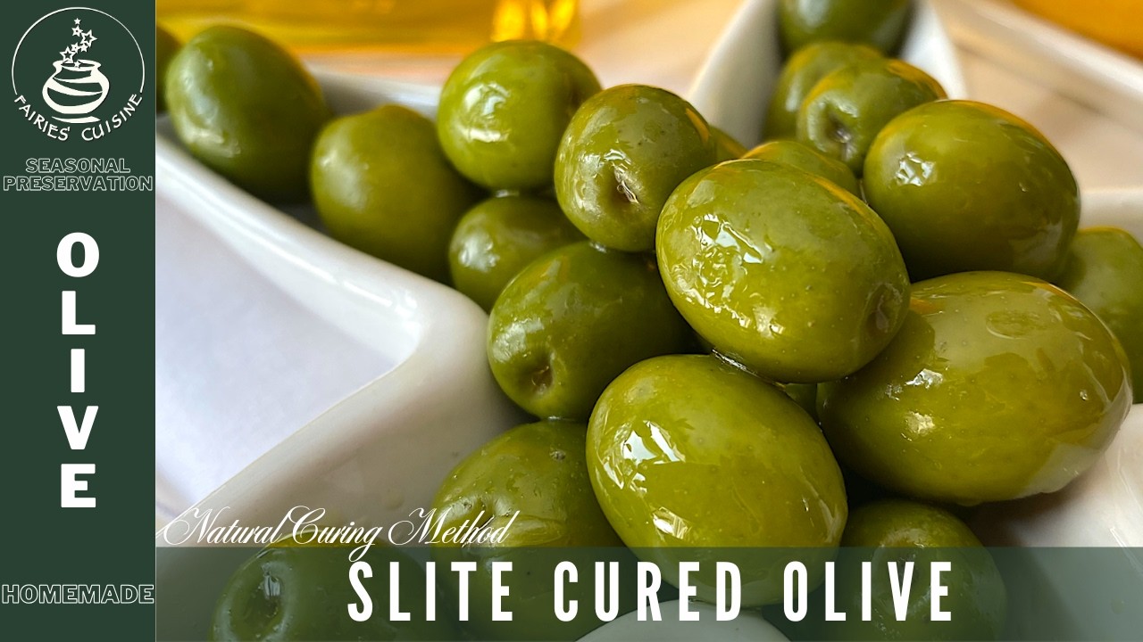 GREEN OLIVES SLIT CURING TECHNIQUE: QUICK AND TRADITIONAL HOMEMADE METHOD