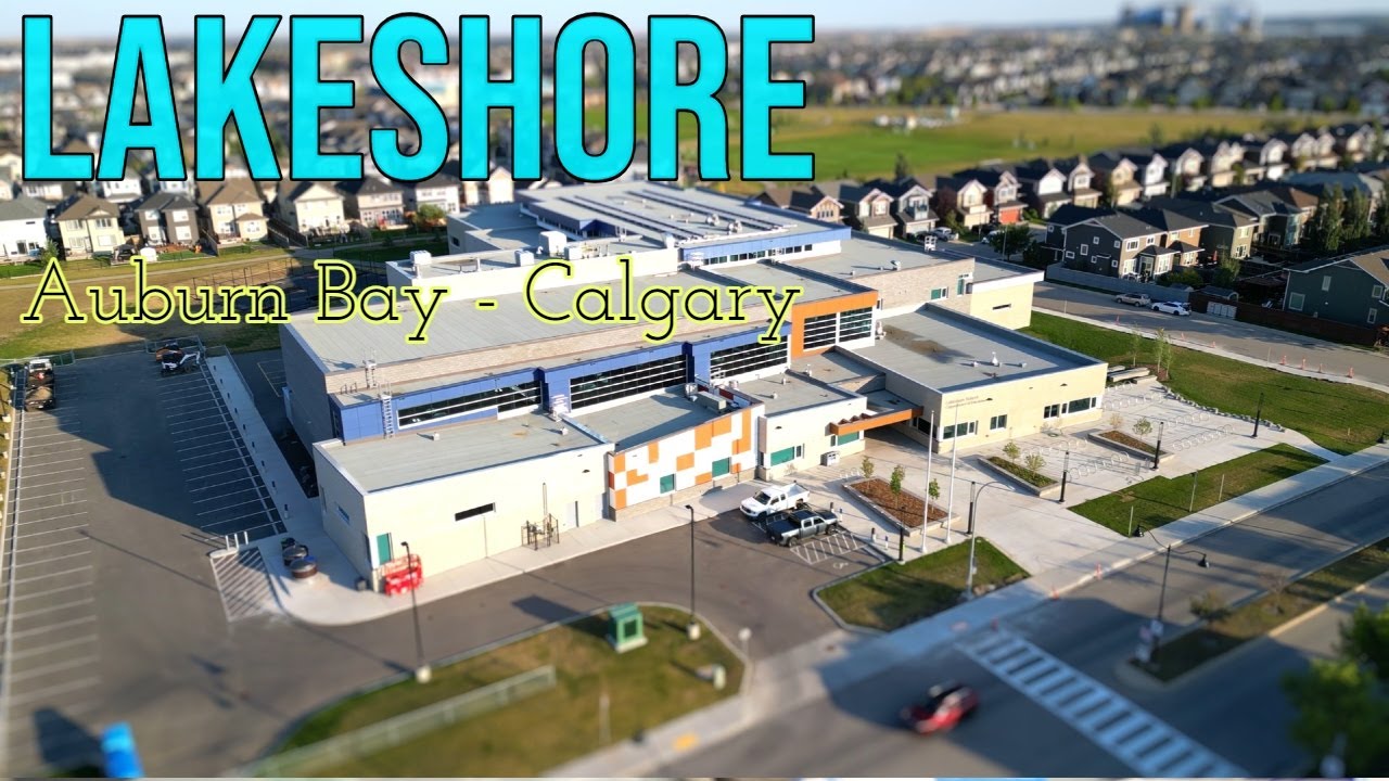 AUBURN BAY - Lakeshore Middle School Exterior - Best Community in Calgary