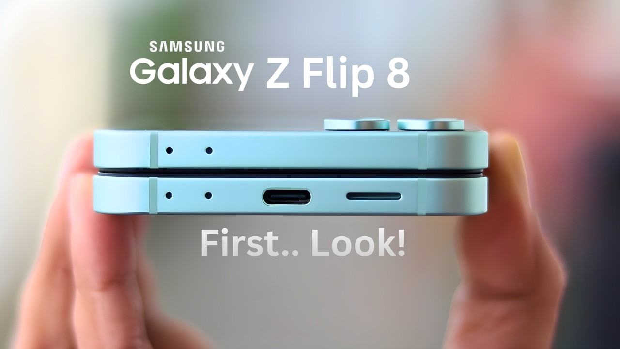 Samsung Galaxy Z Flip 8 - First Official Look At Dual Screen!