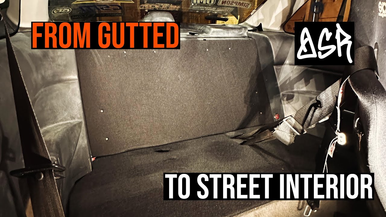 LUNCHMONEY Civic Interior Upgrades Part 1 // Rear Seat Delete