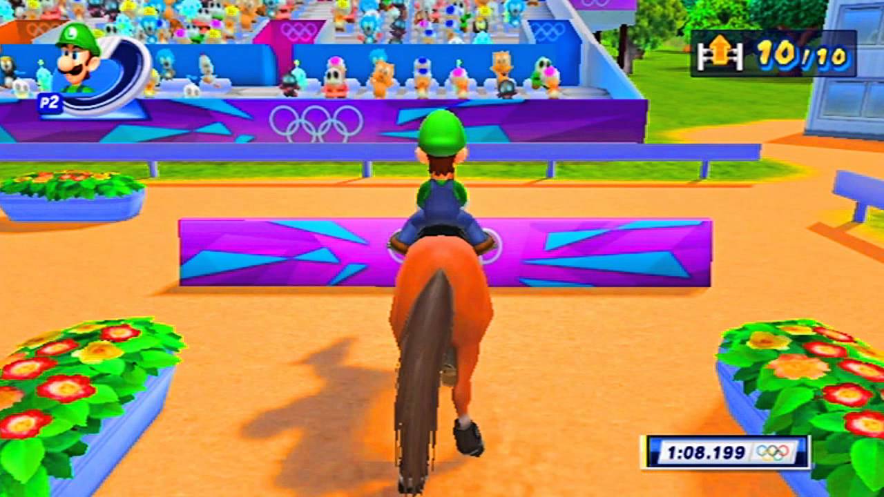 Mario Luigi vs Wario Waluigi in (EQUESTRIAN) SHOW JUMPING!!