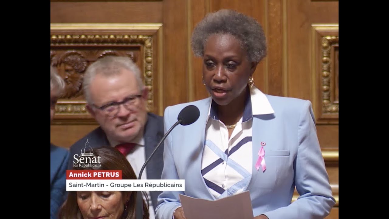 Intervention de la sénatrice de Saint-Martin, Annick Petrus, au Sénat le mercredi 16 octobre 2024.