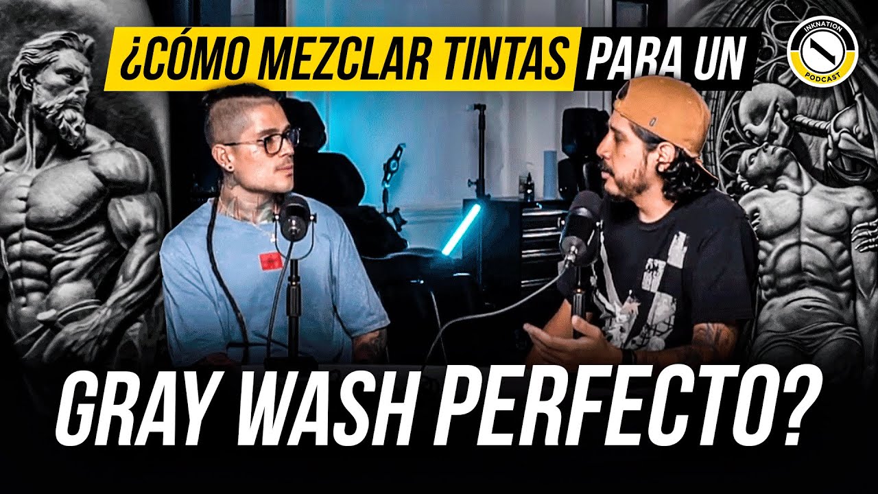 ¿Cómo mezclar Tintas para un Gray Wash Perfecto? Black and Gray Tattoo Style