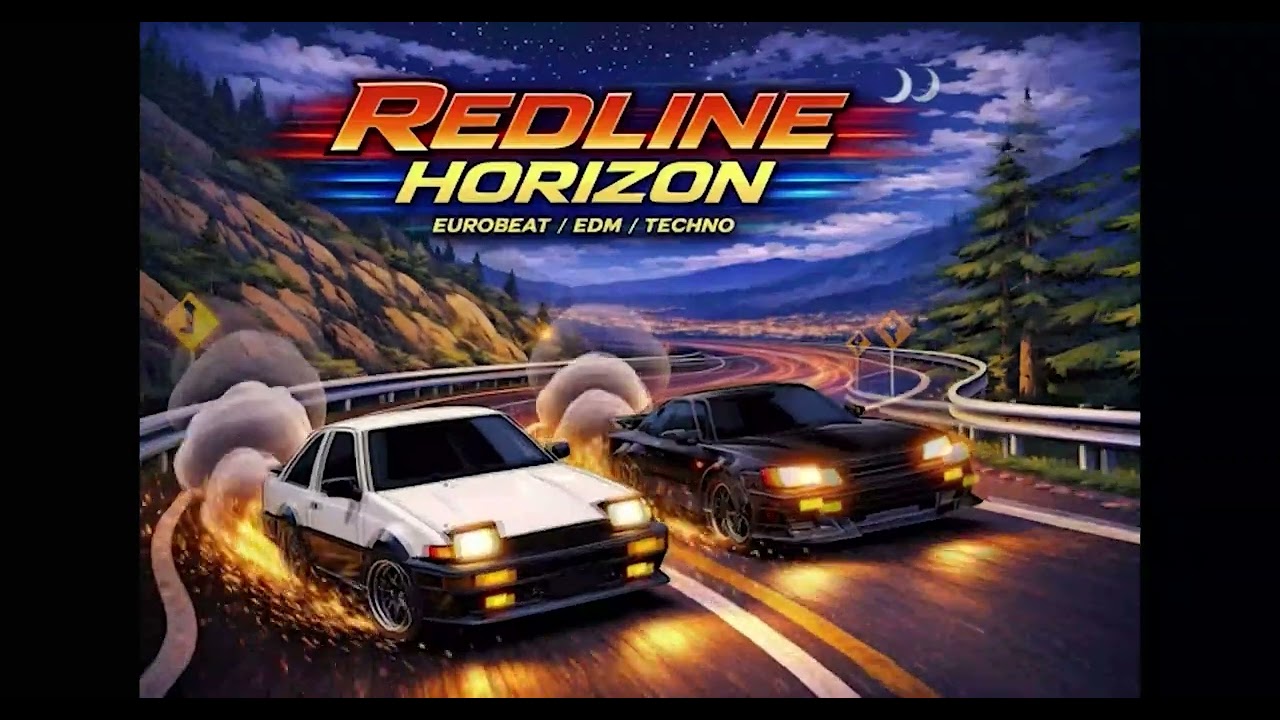 🏁 Redline Horizon — EDM • Eurobeat • Techno 🚗