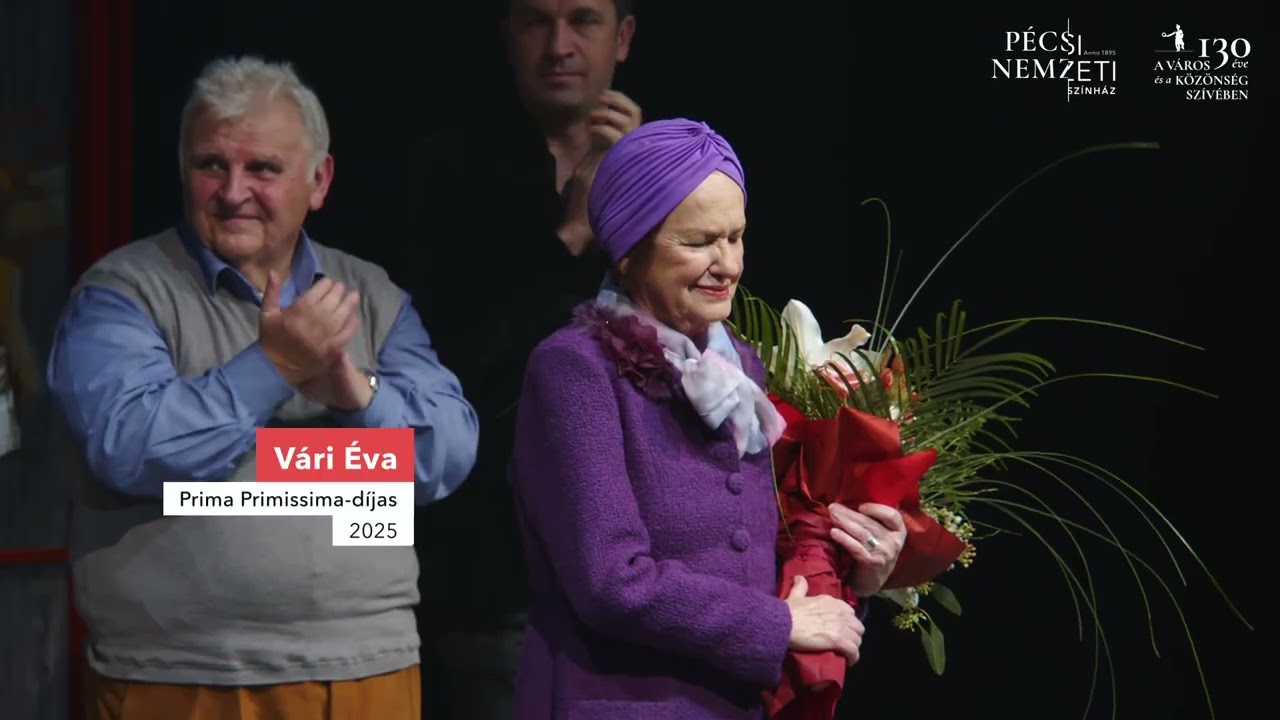 V&aacute;ri &Eacute;va k&ouml;sz&ouml;nt&eacute;se | P&eacute;csi Nemzeti Sz&iacute;nh&aacute;z