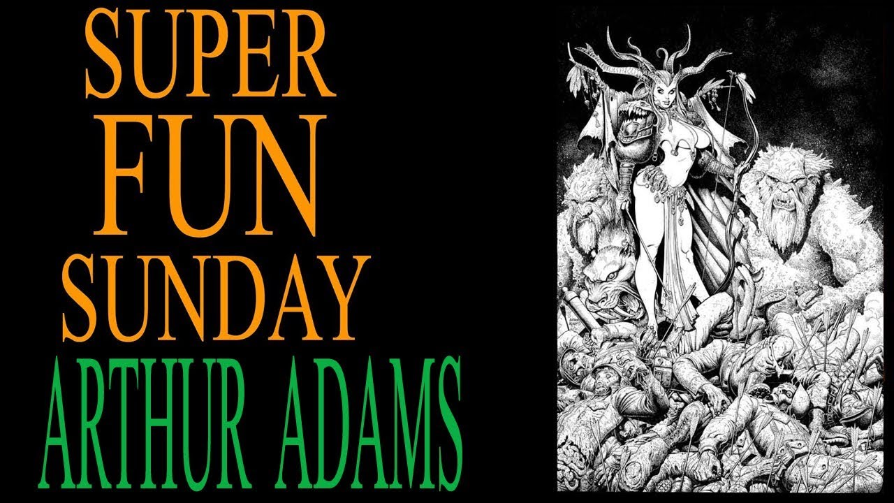 SUPER FUN SUNDAY!!  ARTHUR ADAMS SKETCHBOOKS!