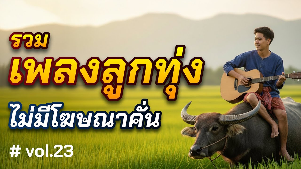 รวมเพลงลูกทุ่งช้าๆ Vol.23 | เพลงอีสานฟังสบาย ฟังเพลินต่อเนื่อง ไม่มีโฆษณา