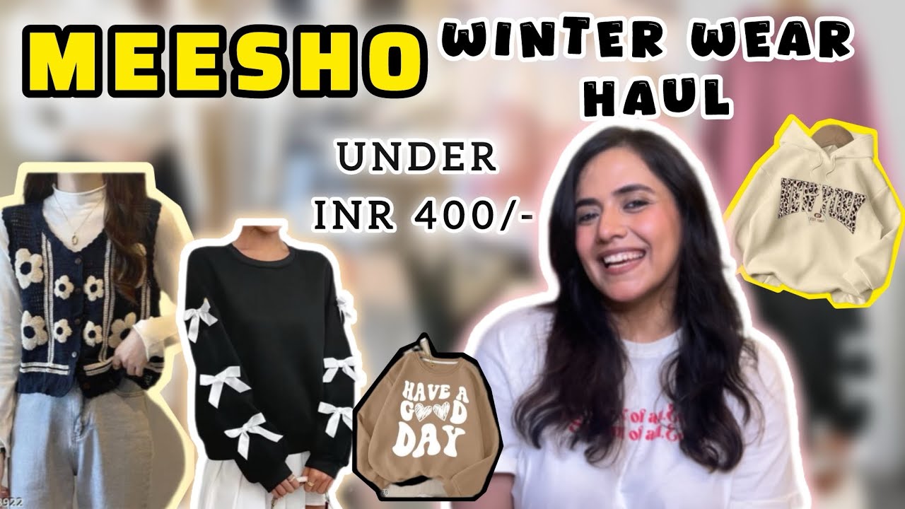 MEESHO Winter Wear Haul Under RS.400/- Jackets, Hoodies, Sweatshirts| Affordable Outfits #meeshohaul
