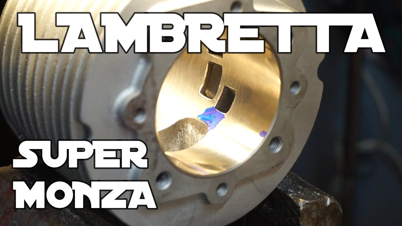 SUPER MONZA PART 2 LAMBRETTA TUNING PORTING #amazing#tuning#fast#scooter