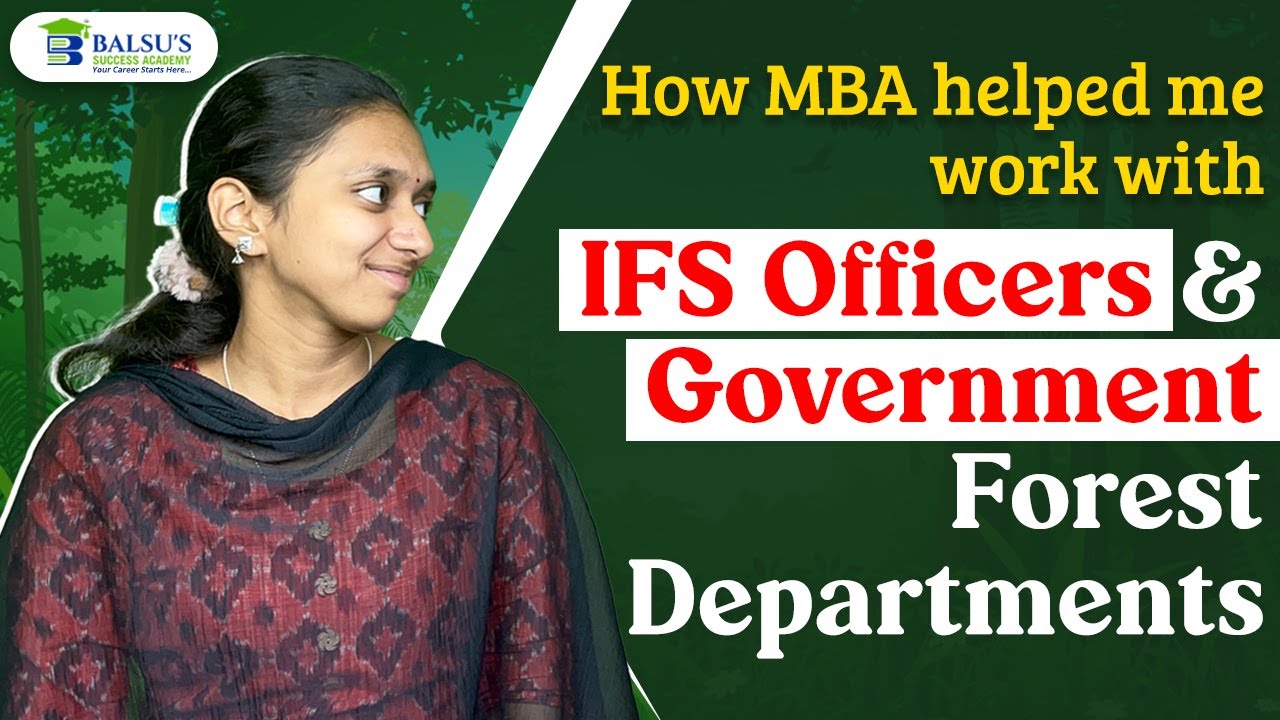 Less CAT scores but got top B-school for MBA in forestry with placement | Tamil | Girl Achiever