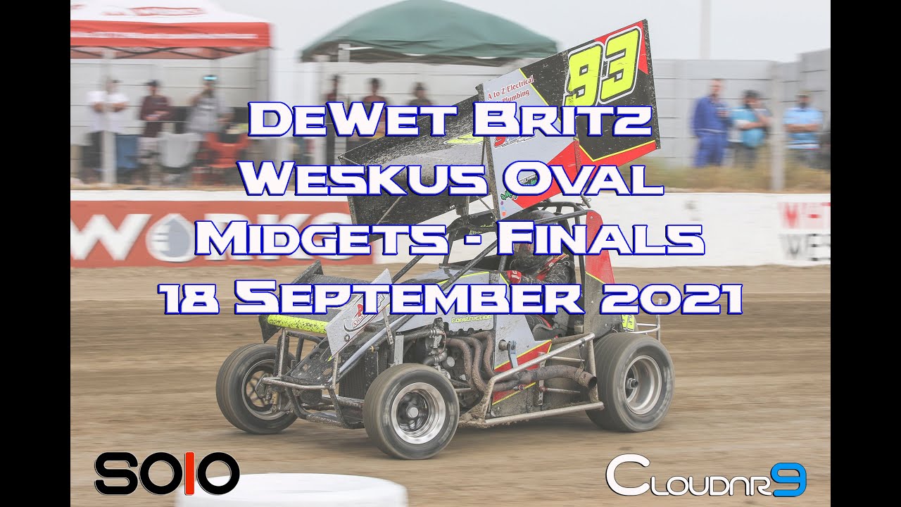 Weskus Oval: Midgets Finals with DeWet Britz: 2021/09/18