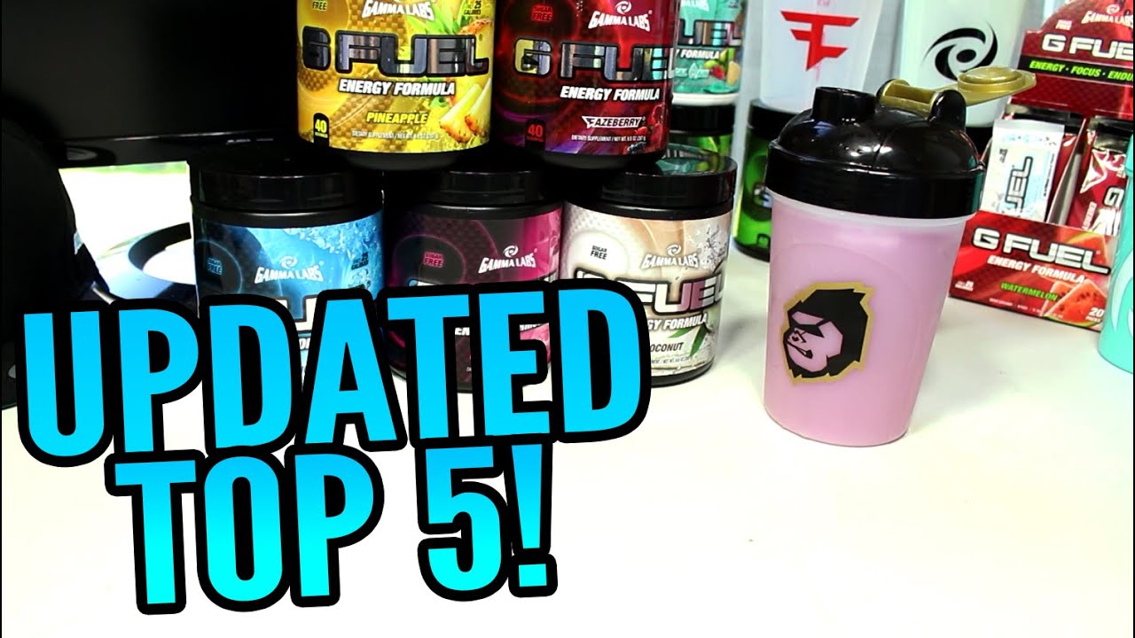 MY UPDATED TOP 5 G-FUEL FLAVORS! - BEST G-FUEL FLAVORS!