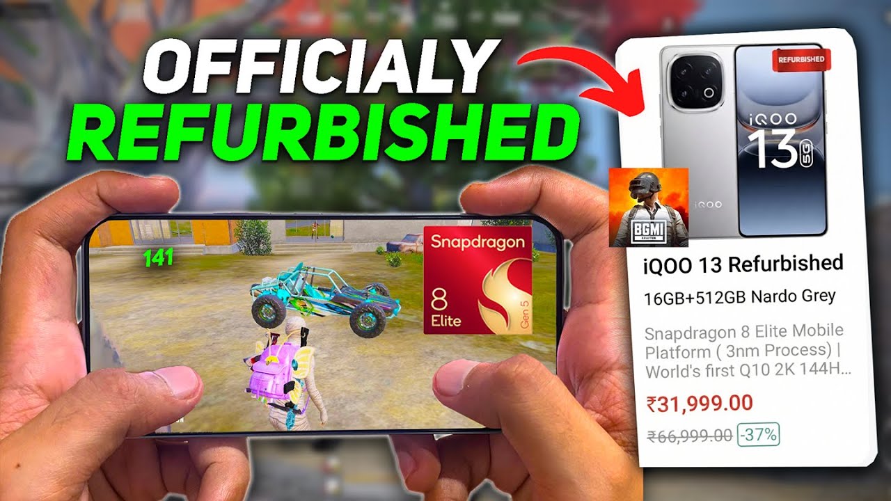 iQOO Official Refurbished Phones for BGMI 🔥 Worth Buying or Big Mistake?