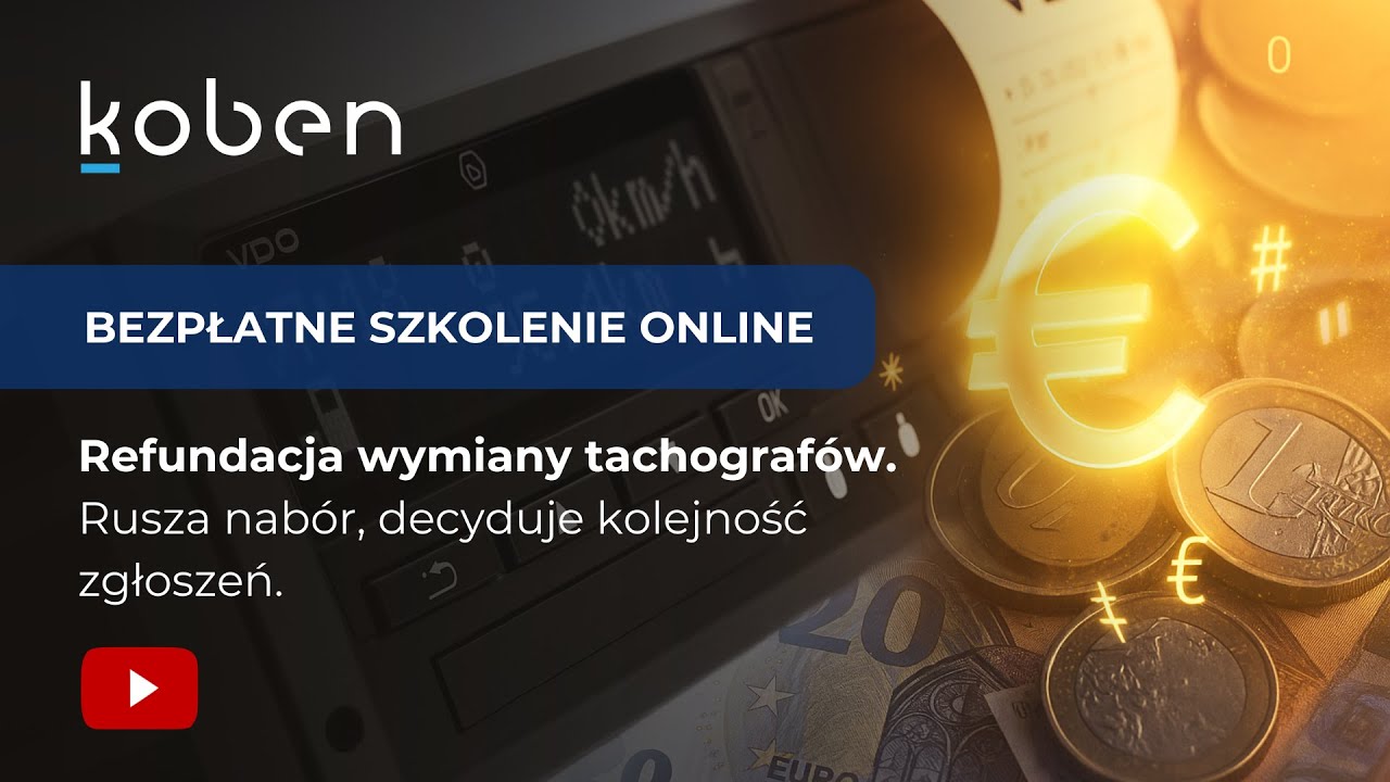 Refundacja wymiany tachografów. Rusza nabór, decyduje kolejność zgłoszeń.