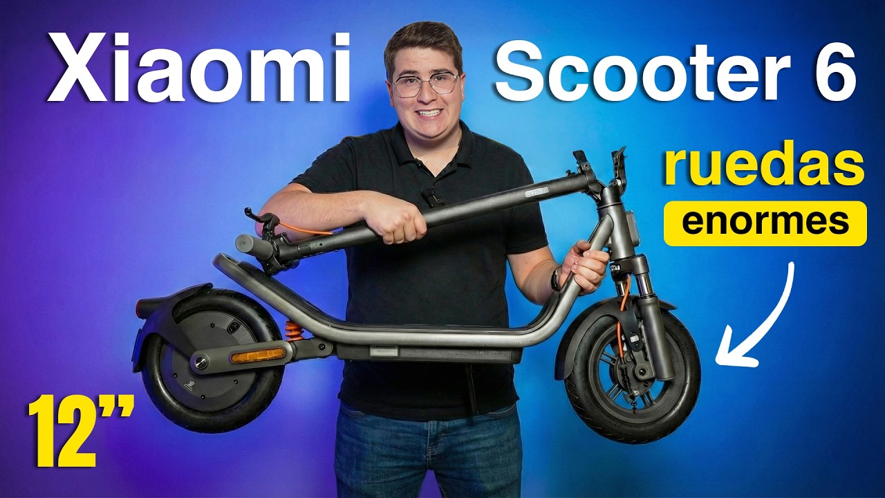 Xiaomi Scooter 6 🛴 RUEDAS ENORMES 🔥 ¿Qué tiene de nuevo?