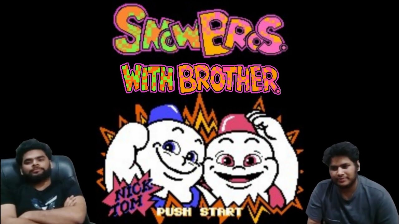 Snow Bros With My Brother 😂 | Childhood Game Comeback!