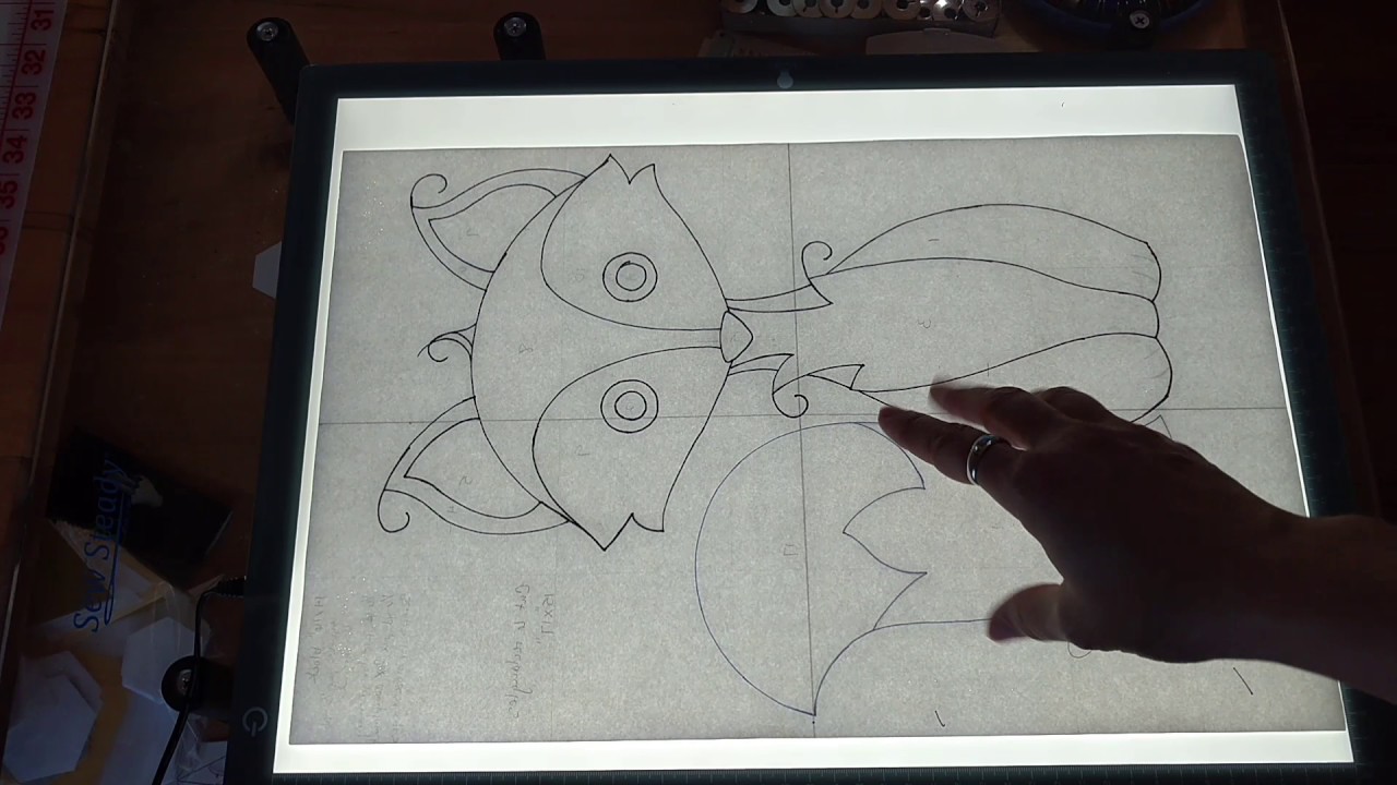 Tracing your applique pattern