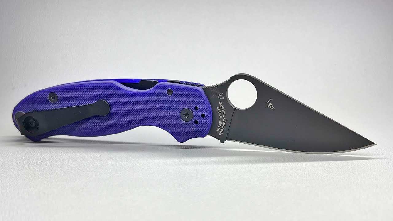 Customizing A Spyderco Para 3