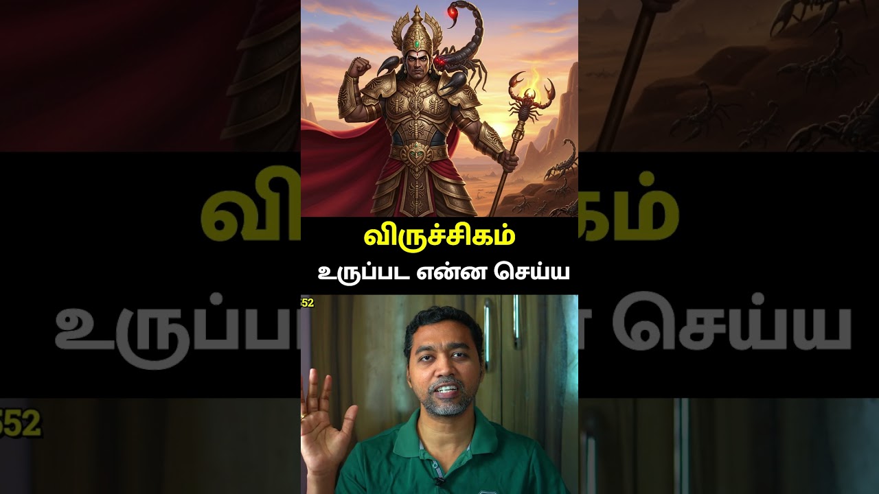 விருச்சிகம் வாழ்க்கையில் உருப்பட  #viruchigam #tamil #astrology