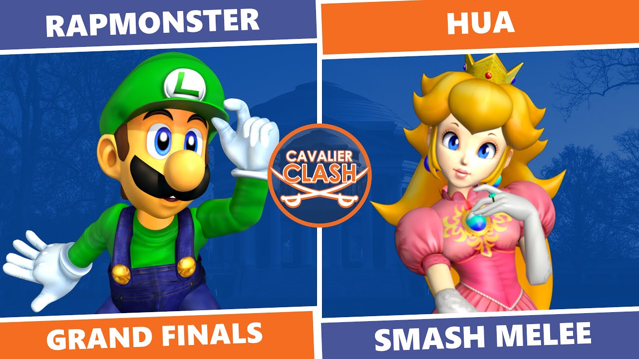 Cavalier Clash 6.7: GRAND FINALS - Rapmonster (Luigi) Vs. Hua (Yoshi, Peach) SSBM