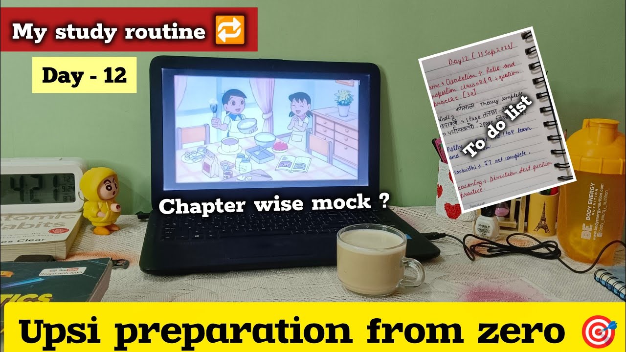 My to do list ✅ | Free chapter wise test kha se de 🤷 | Upsi preparation from zero 🎯| Upsi study vlog