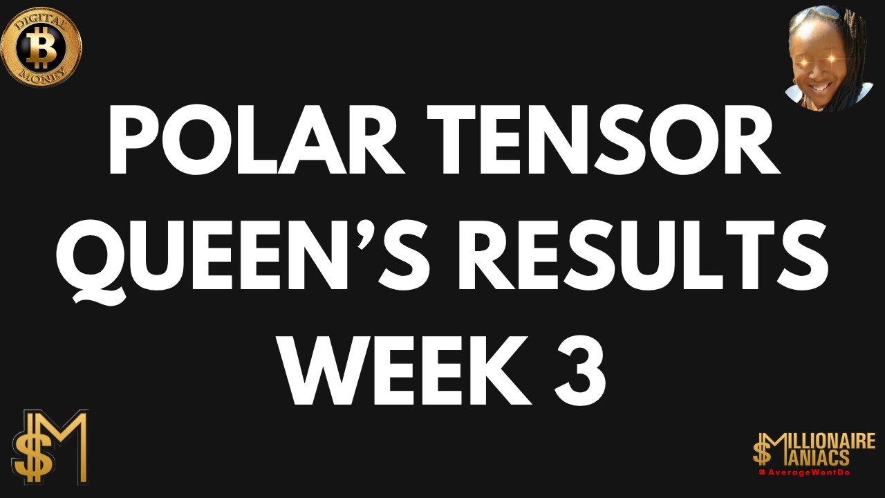 Polar Tensor Week 3 Results 🎉