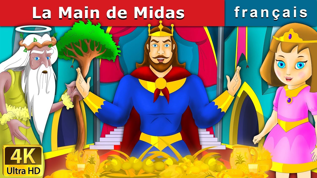 La Main de Midas | King Midas Touch in French | Histoire Pour Les Petit | Contes De Fées Français