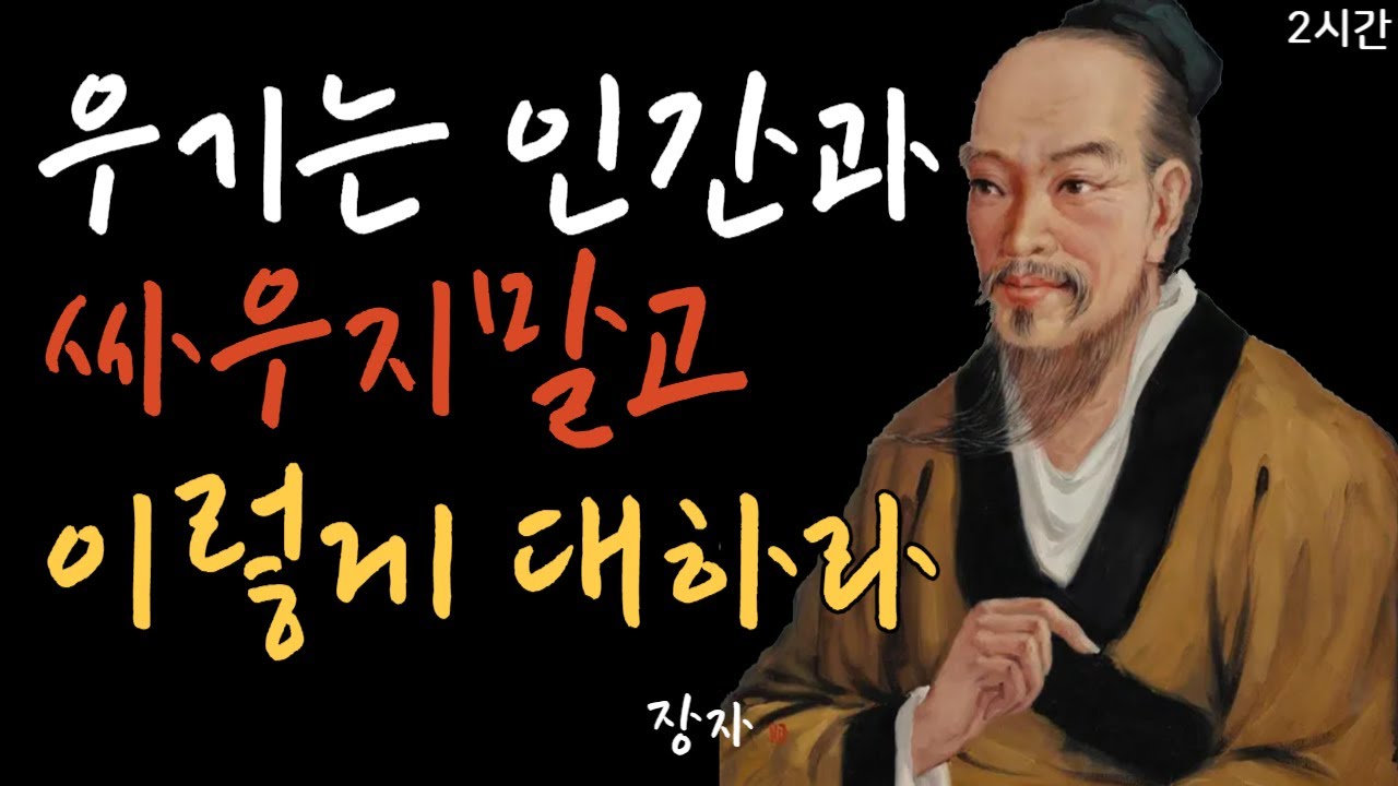 장자 - 무조건 우기는 사람을 상대하는 방법 | 2시간 수면 명언 | 철학 | 오디오북 | 조언 | 인생공부 | 반복재생