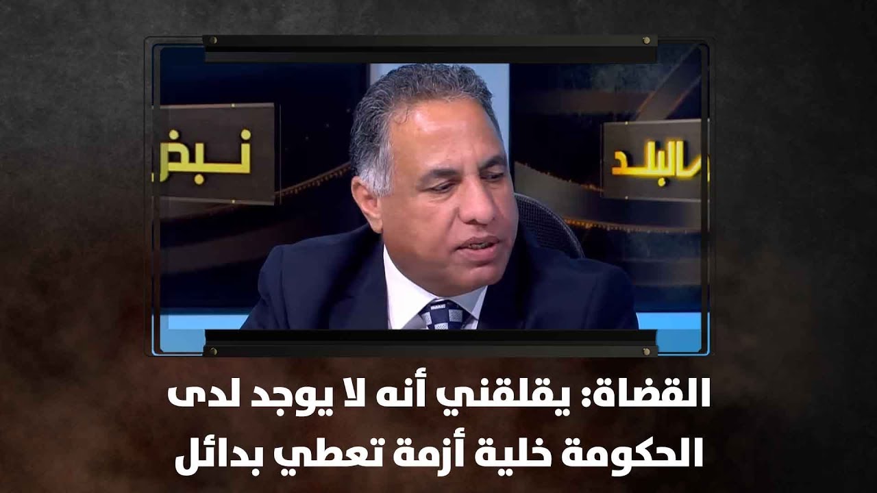 القضاة: يقلقني أنه لا يوجد لدى الحكومة خلية أزمة تعطي بدائل  - نبض البلد