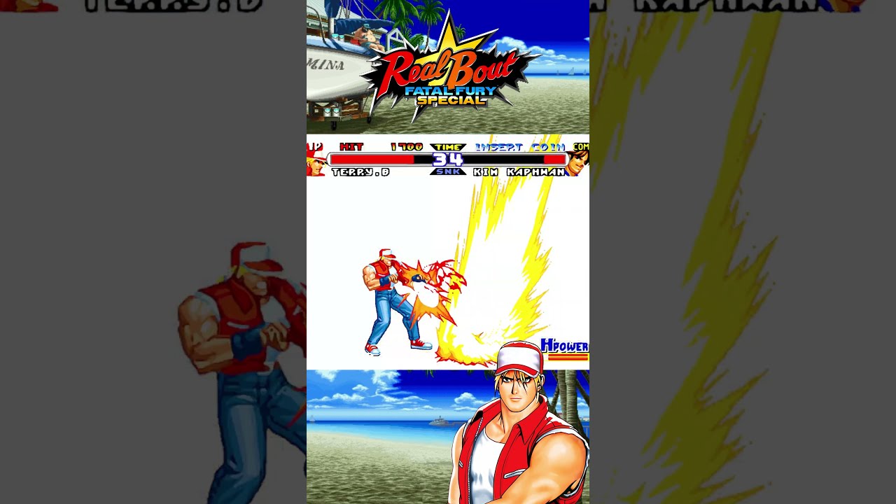 Real Bout Fatal Fury Special - Terry Bogard vs Kim Kaphwan [1997/Arcade] 4K 60FPS #shorts