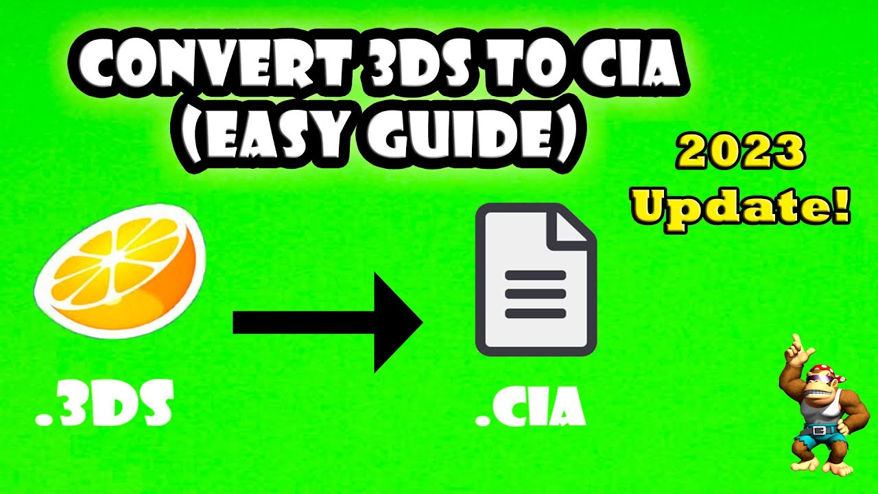 Конвертация файлов 3DS в CIA на ПК (обновленное руководство, которое все еще работает в 2024 году)