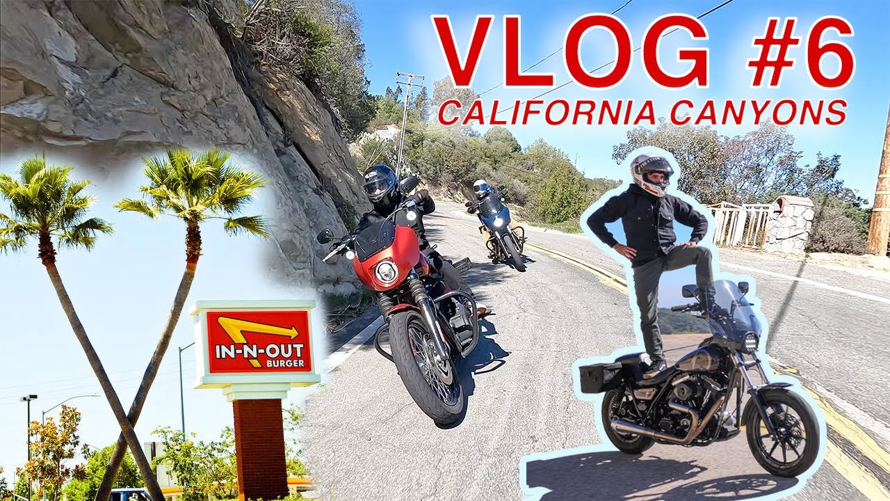 По каньонам Калифорнии на наших Harley-Davidsons!