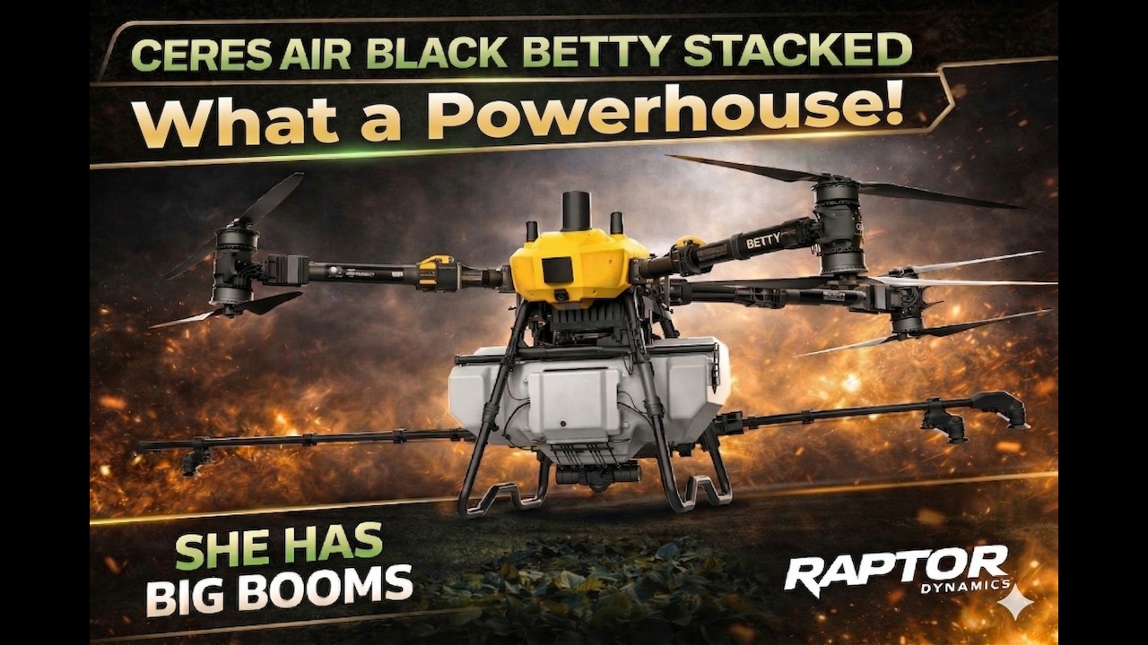 40 галлонов мощности! Встречайте #CeresAir Black Betty, оснащенный всем необходимым 🚀 #Сельскохоз...