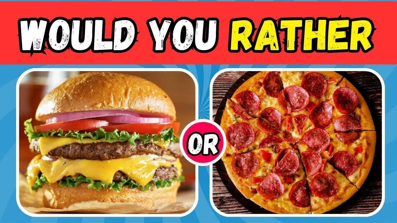 Would You Rather Food Edition 🍔🥗 | Ultimate Food Choices Quiz