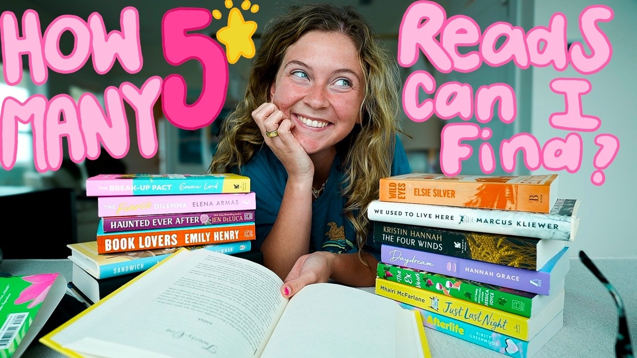 How many 5 stars can I find in one video? 🌟📚⎮ Re reads, New faves and my best reading vlog ever?!