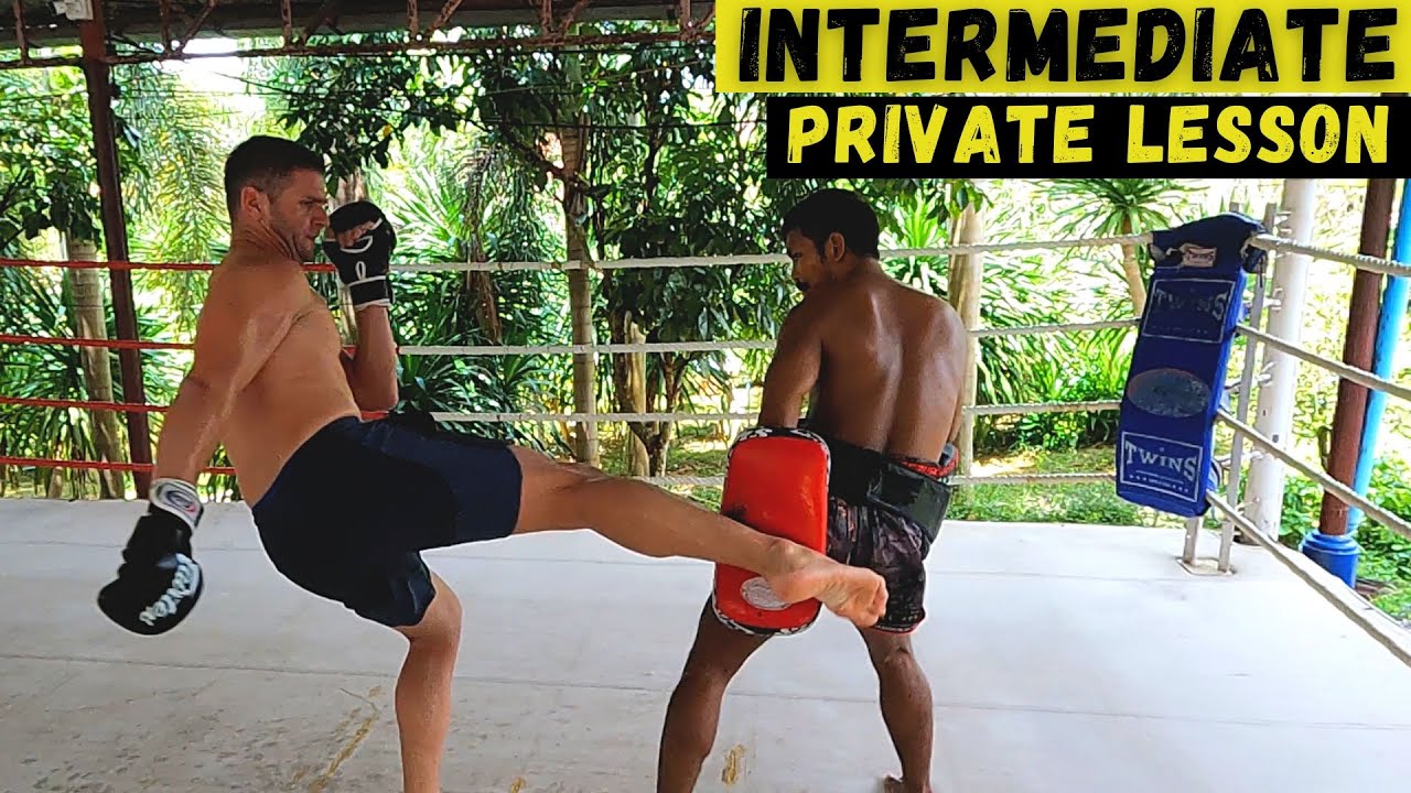 INTERMEDIATE Muay Thai on Fitness Street (Private Lesson) | SE03E63