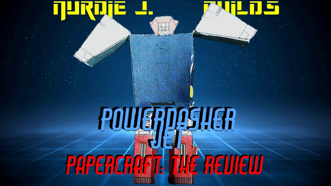 Powerdasher Jet Papercraft: The Review | Nurdie J. Builds