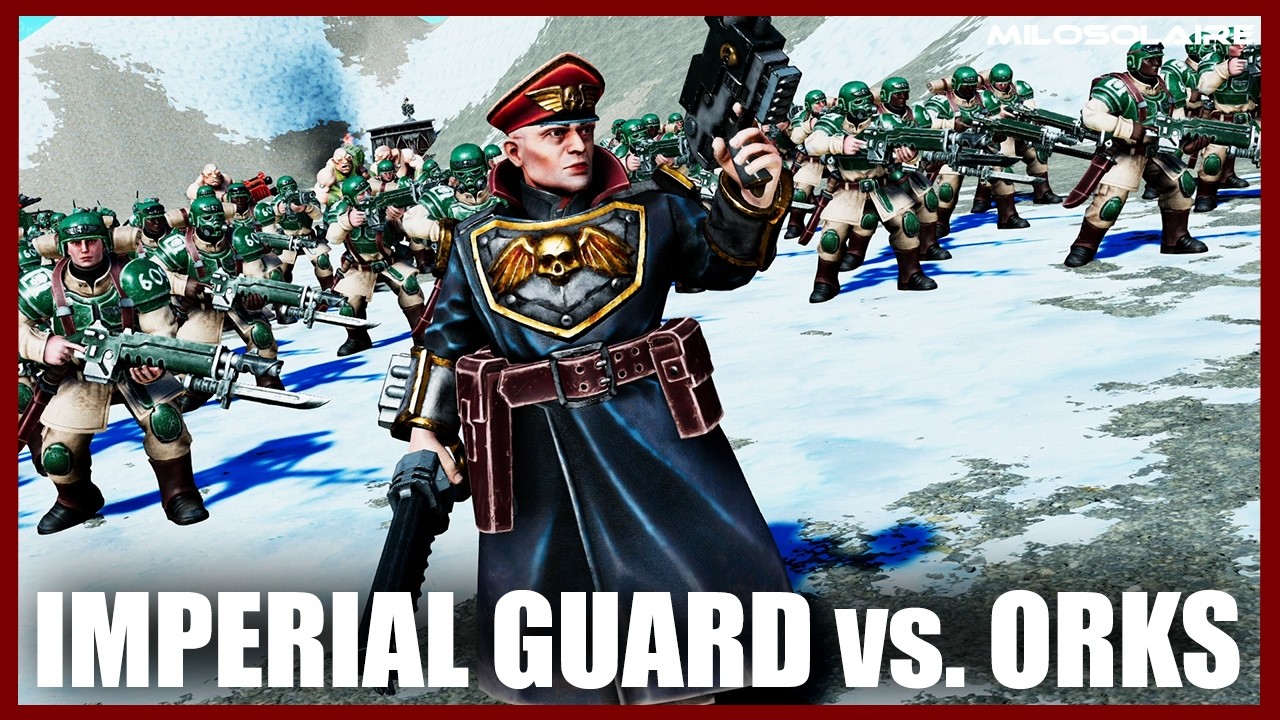 Astra Militarum [10,000] vs. Orks [10,000] | Fall of Noble House | Warhammer 40,000: Battlesector