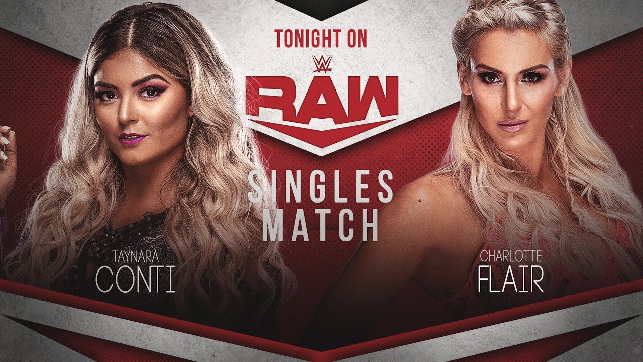 WWE 2K20 - RAW - Taynara Conti vs Charlotte Flair - Team Raw ambushes Charlotte Flair