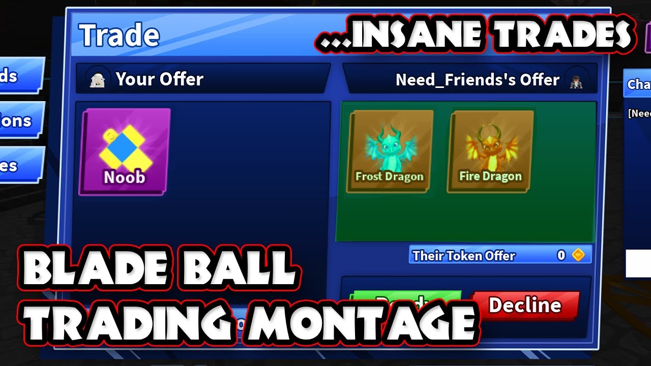 I FLIPPED NOOB TO IT.. (BLADE BALL TRADING MONTAGE) pt. 1