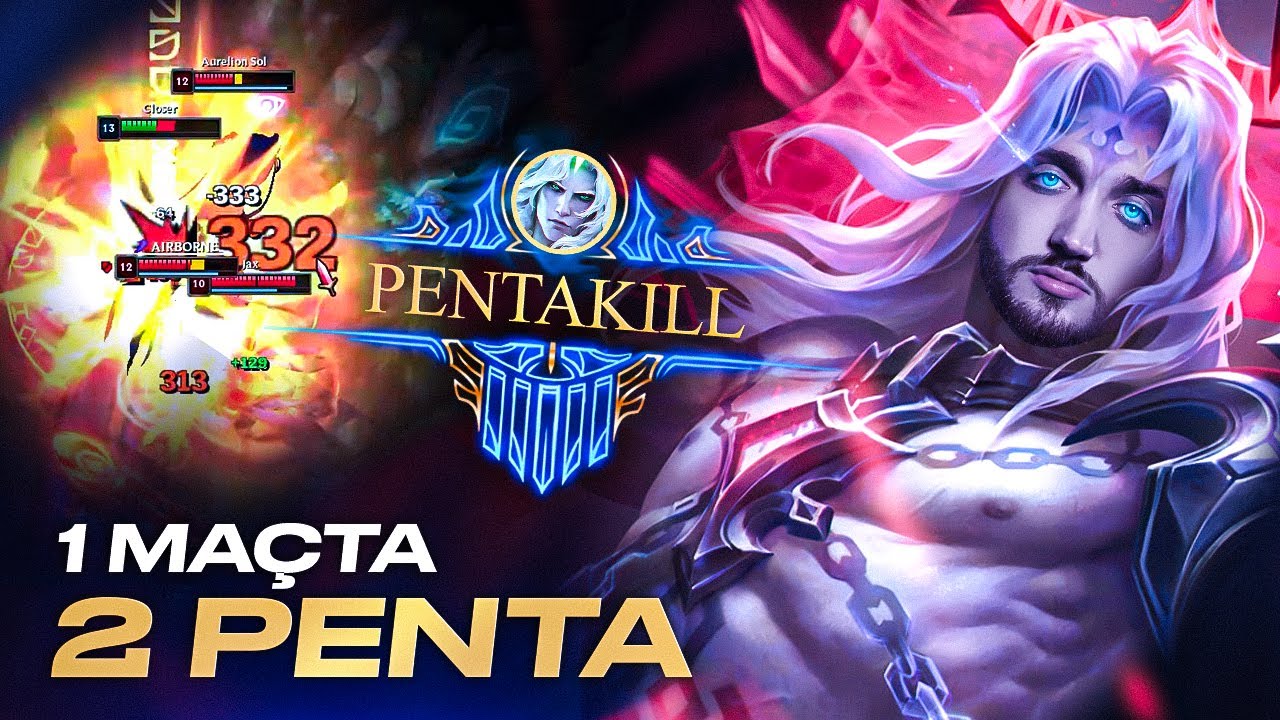 1800 LP'DE BİR MAÇTA İKİ PENTA ATTIM!