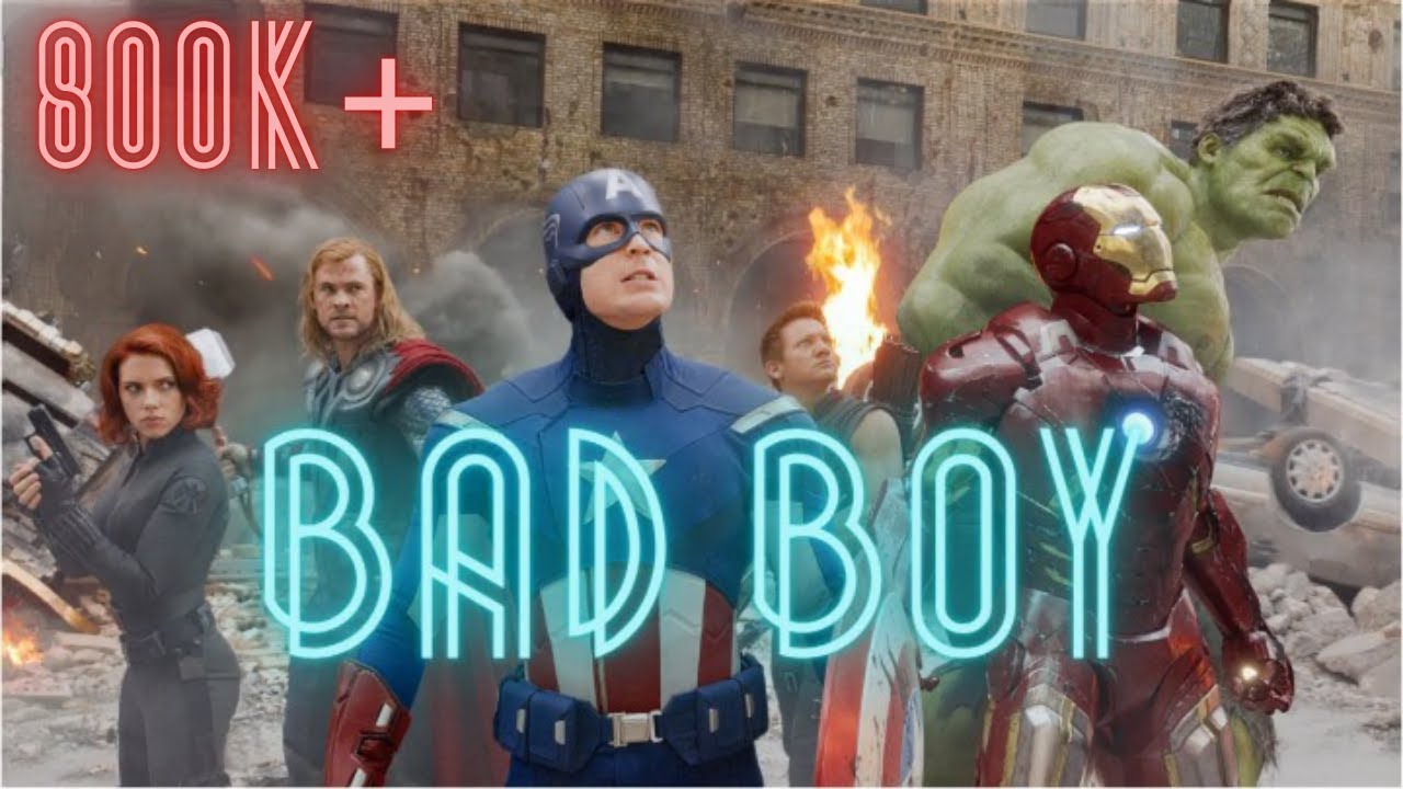 Bad Boy - Avengers Version | RDJ | Chris Evans | Hobbs & Shaw | Dwayne J