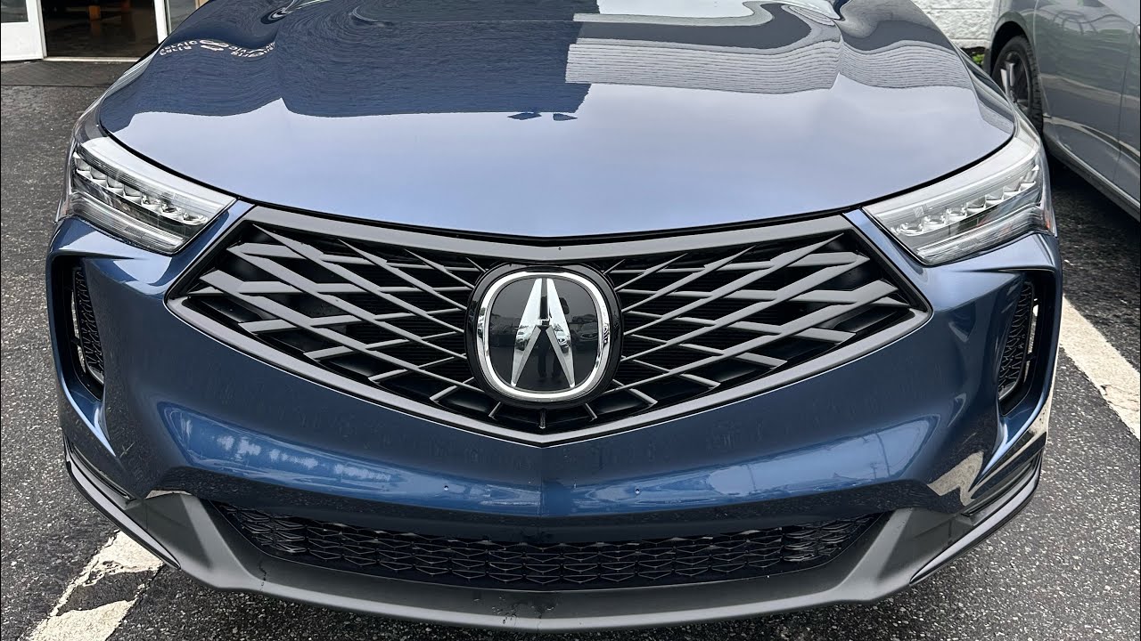 2025 Acura RDX SH AWD Exterior Canyon River Blue, Interior : Gray-stone