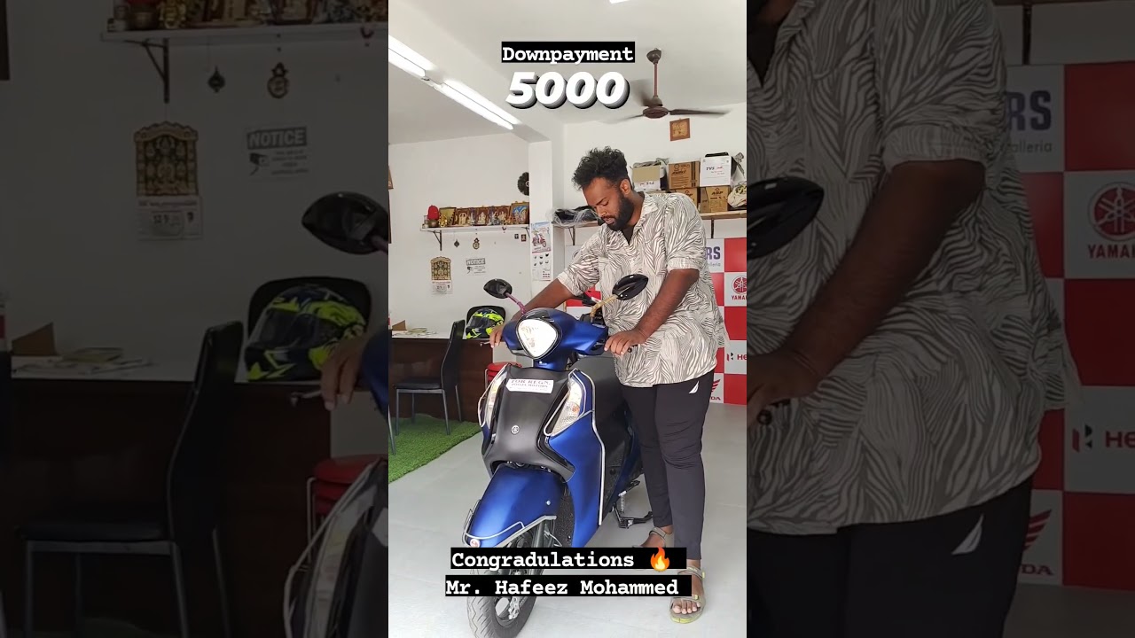 downpayment 5000 only ! #chennai #newbike #yamaha #offer #lowdownpayment #bike #poojamotors #oldbike