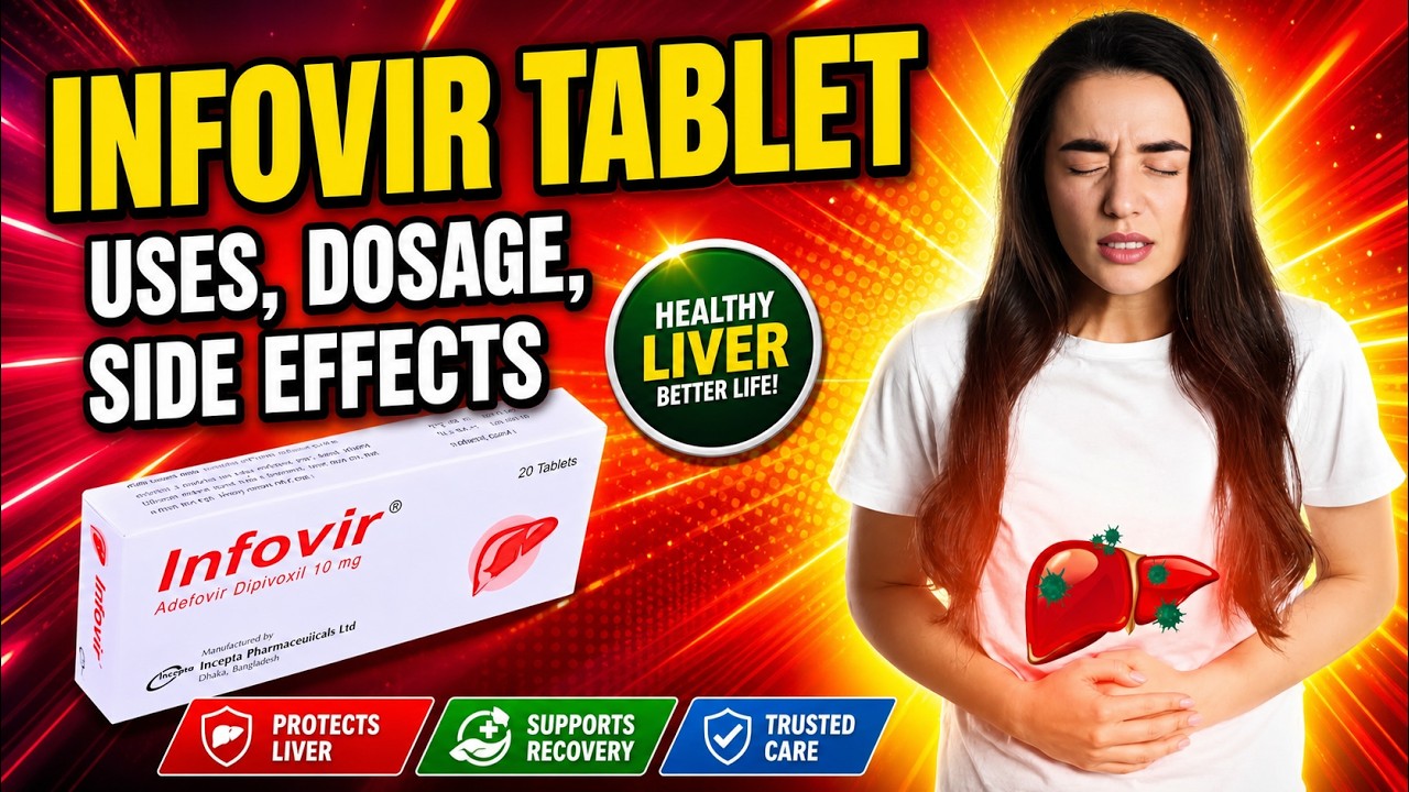 Infovir Tablet: Adefovir Dipivoxil: Benefits, Uses, and Side Effects Explained!