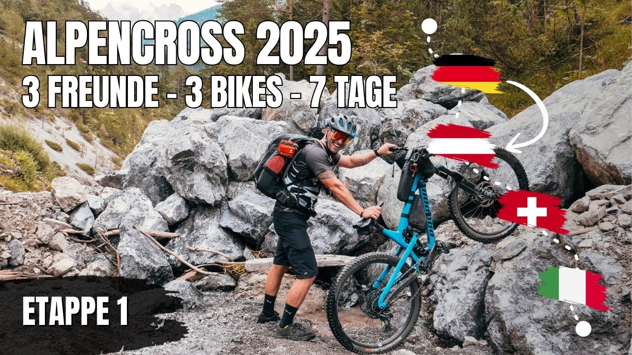 3 Freunde, 3 Bikes, 4 Länder - Alpencross 2025 - Etappe 1: Start in Garmisch-Partenkirchen #transalp